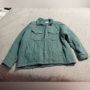 BUCKETLIST Forest Green Quilted Jacket